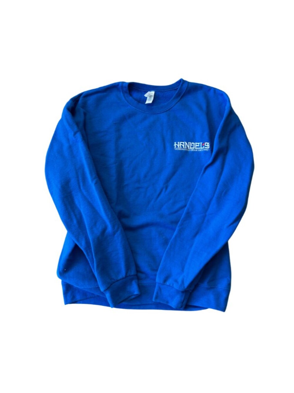 Jerzees Blue Handel's Blue Crewneck - Long Sleeve Top